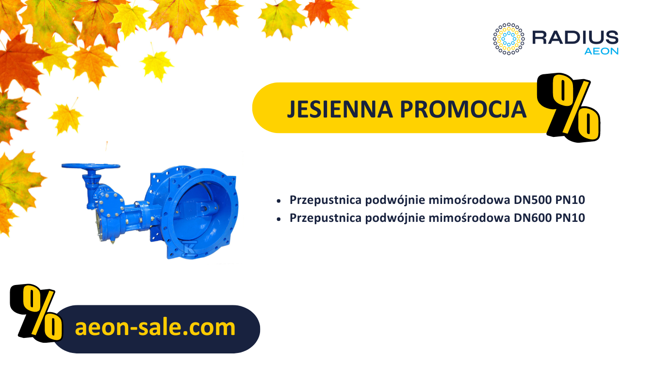 Jesienna promocja 2024- przepustnica podwójnie mimośrodowe